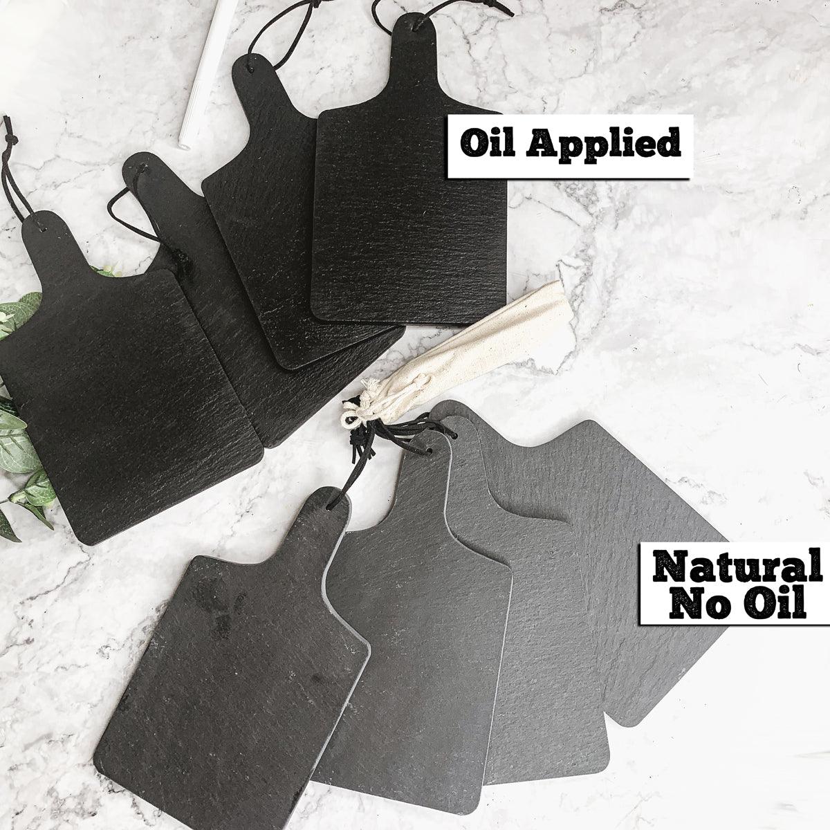 Slate Paddle Boards - Natural Upstate NY Slate | Single or 4-Pack with Chalk Marker