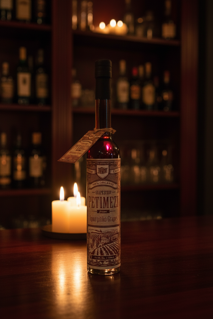 Petimezi Grape Syrup Bar Setting