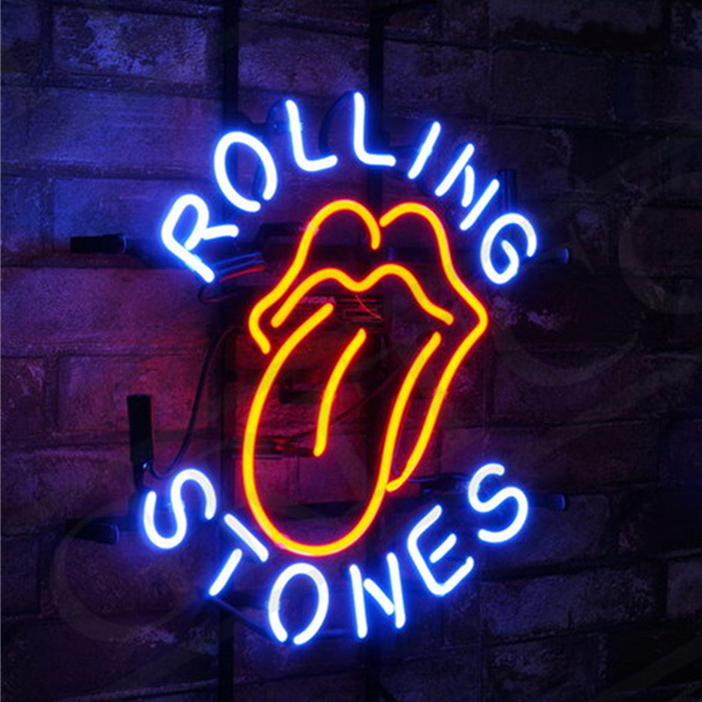 Rolling Stones Lips & Tongue Neon Sign