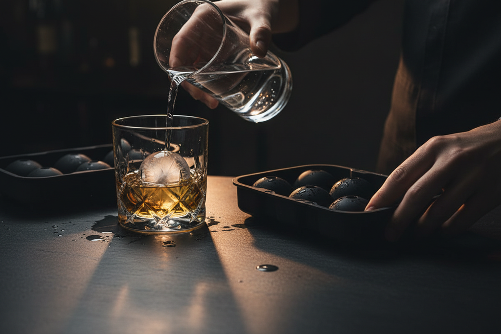 Round Ice Ball Mold Lifestyle Shot