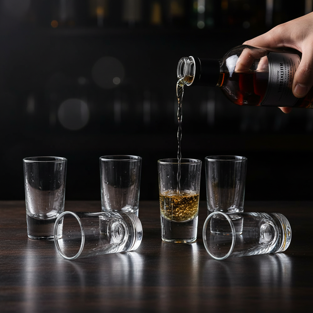 Shot Glasses Editorial Photo