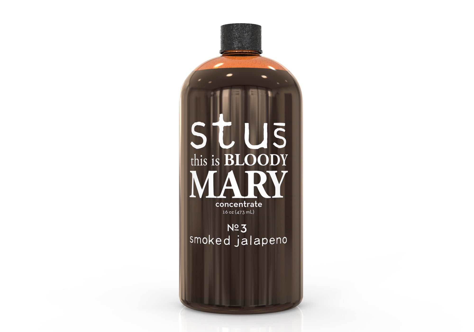 Stu's Smoked Jalapéno No. 3 – Bloody Mary Concentrate & Savory Drink Enhancer