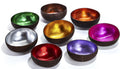 Lacquered Coconut Shell Bowls - Gold Leafed | 8 Colors | Single or 8-Pack