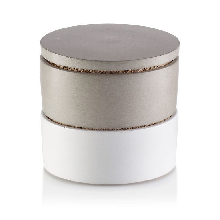 Concrete Module 6/6 Stacking Cellars – White Top | Handcrafted Bar Vessels