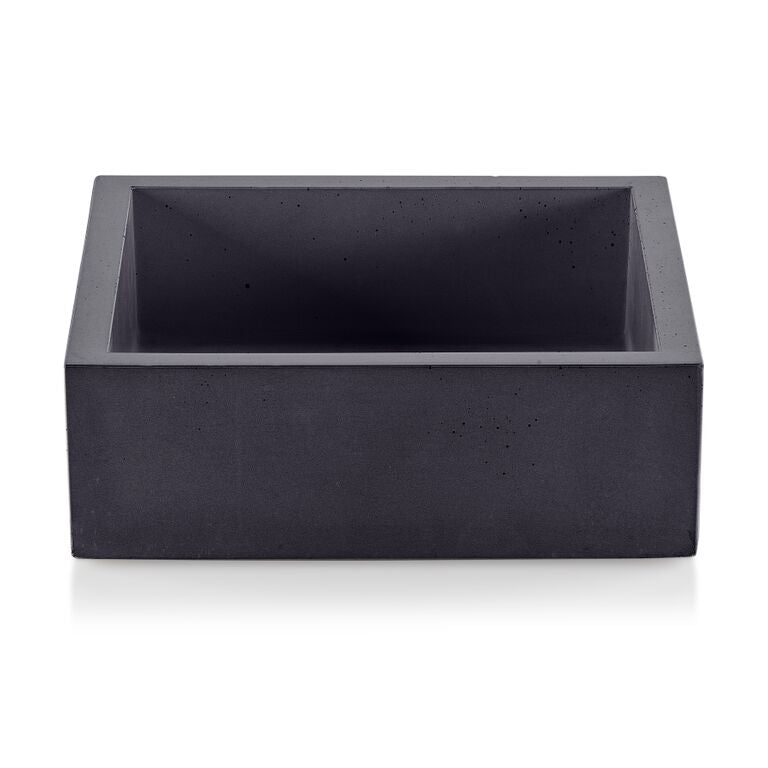 Concrete Cocktail Napkin Holder – Handcrafted Charcoal Bar Accessory